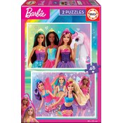 Puzzle Barbie Disney Educa 2x48 dielov EDU19299