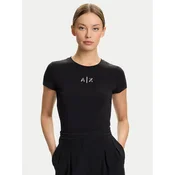 Armani Exchange Majica XW001382 AF16294 UC001 Črna Slim Fit