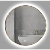 Ceramica lux Ogledalo alu-ram fi70, gold, touch-dimer pozadinski- CL31 300028
