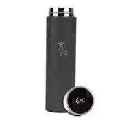 Berlinger Haus BH/9805 Anthracite Collection boca za vodu siva 500 ml s LED zaslonom za temperaturu
