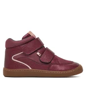 Tommy Hilfiger Superge High Top Velcro Sneaker T1AH-35071-0525356 S Bordo rdeča