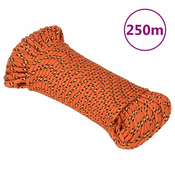 Brodski konop narancasto 4 mm 250 m od polipropilena