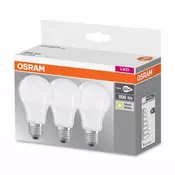 OSRAM LED žarulja E27 klasican oblik 9 W = 60 W toplo bijela (promjer x D) 60 mm x 110 mm KEU: A+ OSRAM 3 kom.