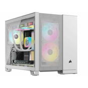 Kucište CORSAIR 2500D AIRFLOW Mid-Tower/ATX/kaljeno staklo/bez napajanja/bela