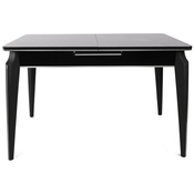 Hanah Home Trpezarijski sto Stari 120x75x79cm Crno-srebrni