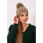 Kesi Cap with fleece Stefania K278 light khaki