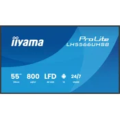 iiyama LH5566UHSB-B1AG digitalni signalni zaslon 55 4K Ultra HD, Wi-Fi, 24/7