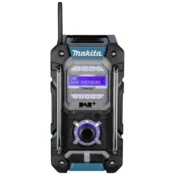 Makita DMR112 radio, črna/turkizna, 4,9 W, Bluetooth, IP64