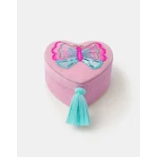 Monsoon Children Kutija za nakit Butterfly, Roze
