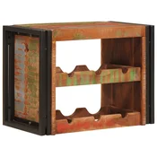 Vidaxl Stojalo za vino Rjava 60 x 45 x 33 cm Trden recikliran les