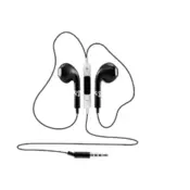 S-box slušalke + mikrofon črne iEP-204B