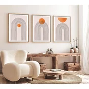 Uramljena slika Wallity Huhu133, 20x30 cm, 3 dijela
