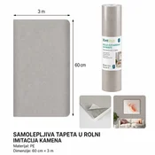 KMT Tapeta za zid, Siva