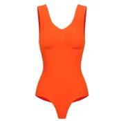 cfab Oblikovanje postave Tank Bodysuit Sculpting Shapewear mit String oranžna