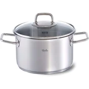 Duboki casserole lonac VISEO, 20 cm, srebrna, nehrđajući čelik, Fissler