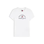 Tommy Jeans Majica rdeča/črna/bela