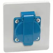 Famatel Uticnica zidna, schuko, 16A, 250V, 1x2P+TTL, IP54 - 3915