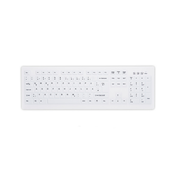 Tipkovnica brezžična Cherry AK-C8100 DE | bela (AK-C8100F-FUS-W/GE)
