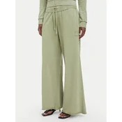 Juicy Couture Spodnji del trenirke JCWBJ226321 Khaki Relaxed Fit