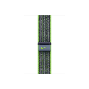 Applw Watch pašček 45mm: Bright Green/Blue Nike Sport Loop