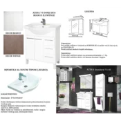 Ceramica Lux Atina 75 wenge standard donji deo