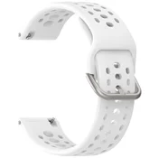 INF Eleganten silikonski pašček za Amazfit Bip6 (A2435) White, (22148715)