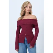 Trend Alacati Stili Ženska bluza Alc-X14527, Bordo