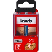 KWB - HM glodalo 10 ravni žleb | SB, za glodalicu, drvo/plastika - (49754420)