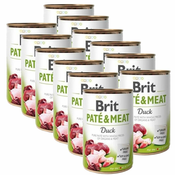 Konzervirana hrana Brit Paté & Meat Duck 12x400 g