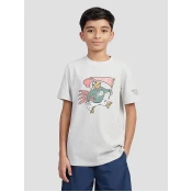 New Balance Mascot Athletics Kids fantovska majica ash heather
