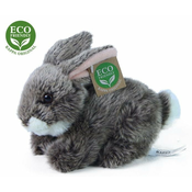 Rappa Plišasti temno sivi zajec, 17 cm, Eco-Friendly