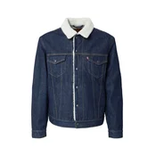 LEVIS  Prehodna jakna Type III Sherpa Trucker moder denim