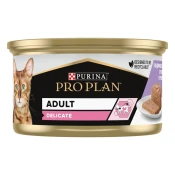 PRO PLAN CAT DELICATE koščki v pašteti Puran 85 g