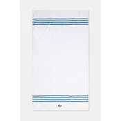 Pamucni rucnik Lacoste LCOURTLI Aerien 90 x 150 cm boja: bijela