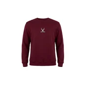Trendyol Majica temno rdeča/bela