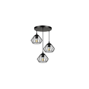 Luster na sajli CEED 3xE27/60W/230V crna