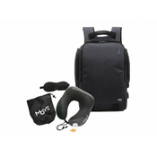 MOYE Trailblazer 17.3 backpack dark blue O3 + Neck Pillow