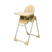 4BABY stolček za hranjenje Decco – Camel