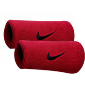 Znojnik za ruku Nike Swoosh Double-Wide Wristbands - varsity red/black