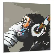 shumee STEKLENA PLOŠČA ZA KUHINJO 60x65 Music