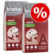 Varčno pakiranje: Briantos - Adult piščanec & riž (2 x 14 kg)