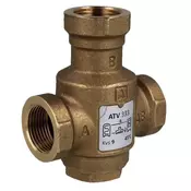 AFRISO 1633310 Ventil za nadzor temperature ATV 333, DN25, Rp1, 45°C, Kvs 9 m3/h