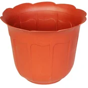 shumee Vrtni lonček Flower Shape 18 cm - opečnate barve