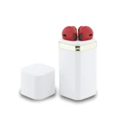 Bluetooth slusalice AirPhones Guess Lipstick 2 TWS bele