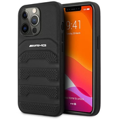 AMG AMHCP13XGSEBK iPhone 13 Pro Max 6,7 black hardcase Leather Debossed Lines (AMHCP13XGSEBK)