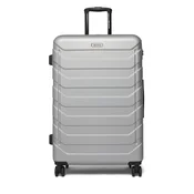 Velik kovček GINO ROSSI C-GIN-L-003-05-SILVER Srebrna