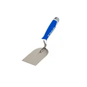 Kubala Žlica Stainless steel spoon for wiping, 80 mm, thickness 1.2 mm, rubber handle MČ