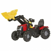 Rollytoys Farmtrac Case Puma pedalni traktor s prednjim utovarivačem