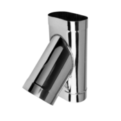PRODMAX 120/240 T-komad 45° /1,0mm nehrđajući čelik