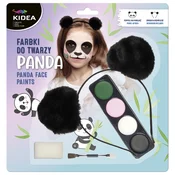 Komplet pobarvank za obraz Panda Art z naglavnim trakom, barvita zabava za otroke